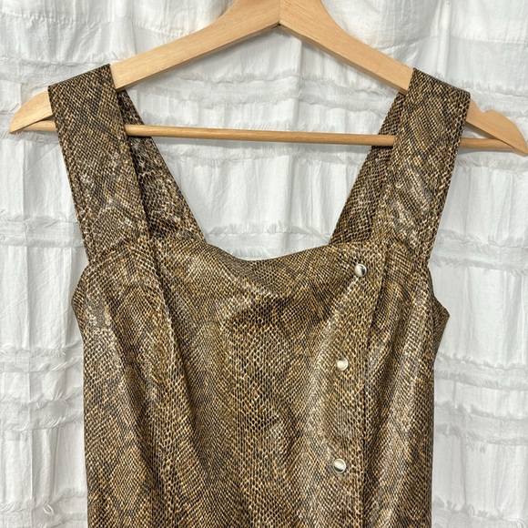 BNWT NANUSHKA LORENA SNAKE PRINT DRESS - Picture 5 of 13